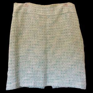 AXCESS (div of Liz Claiborne) Mint Green Tweed Pencil Skirt